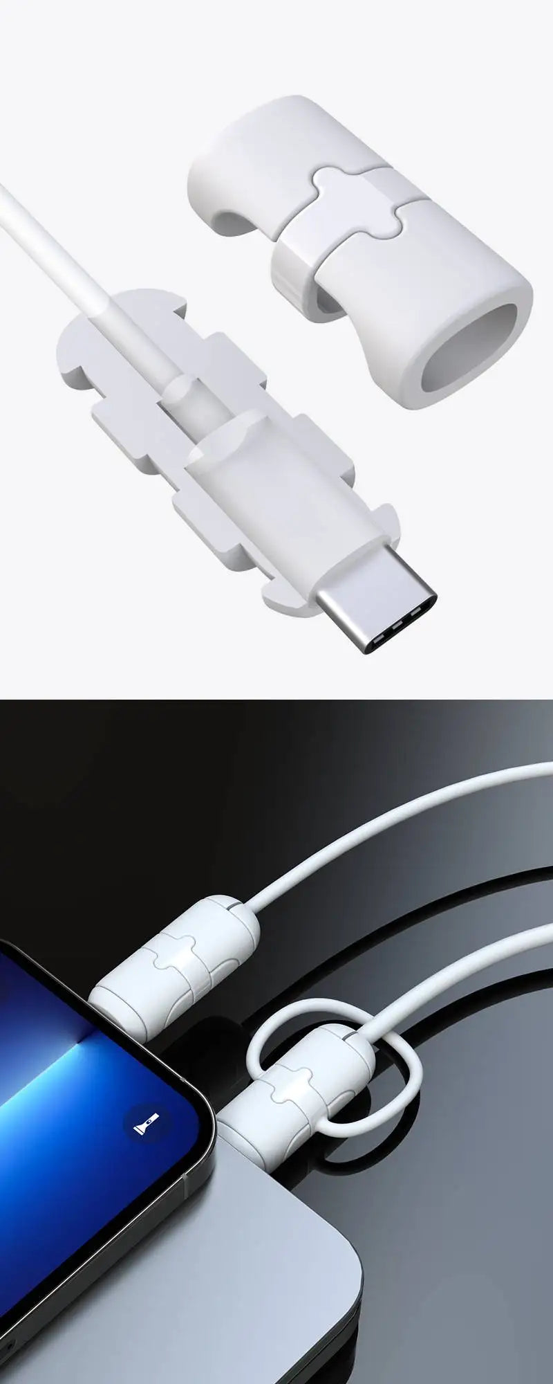 KCNKON Charger Cable Protector USB Cable Protector