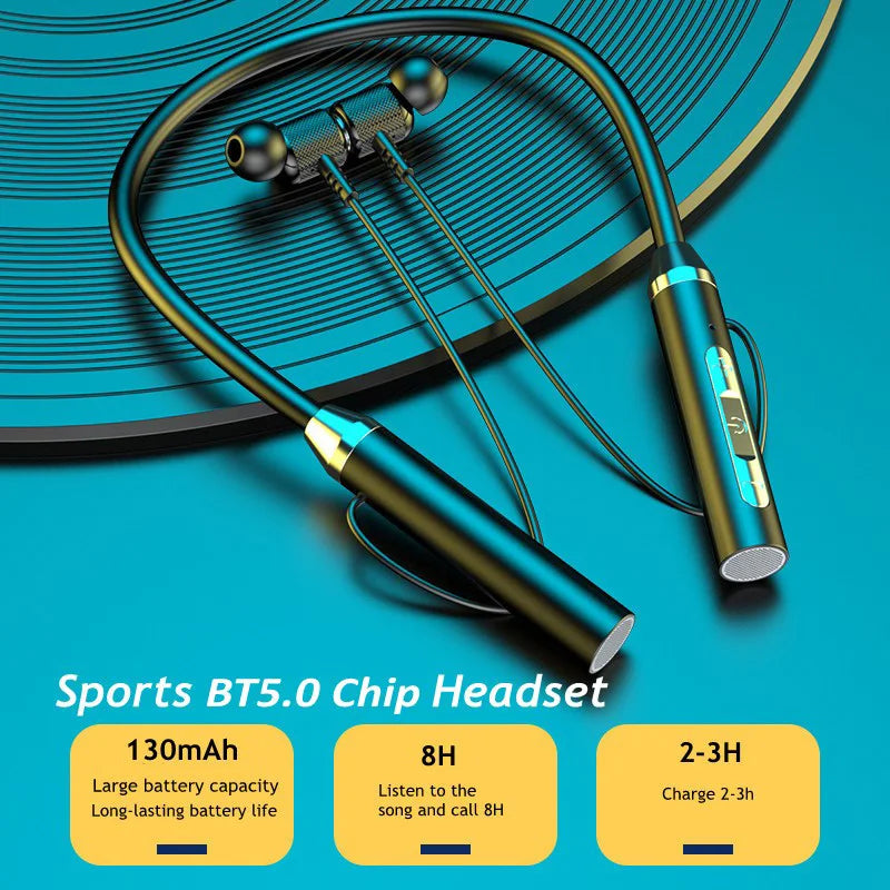 New Hanging Neck Wireless Bluetooth Headset