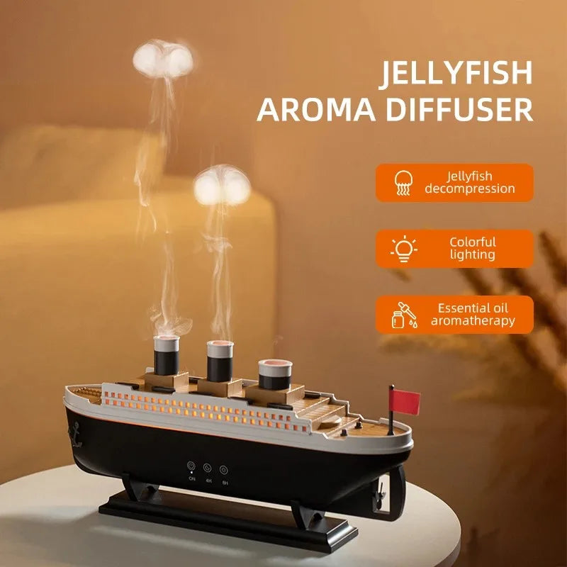 Titanic Ship Model Decoration Air Humidifier