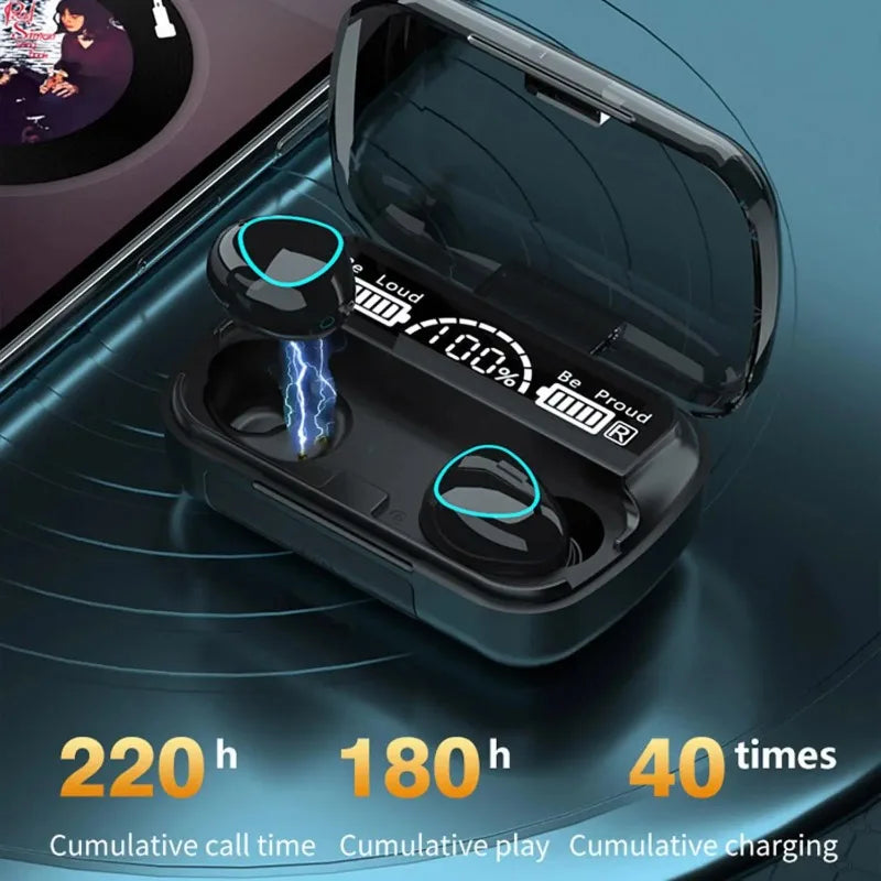 Original M10 Wireless Bluetooth Headset 5.3 Earphones