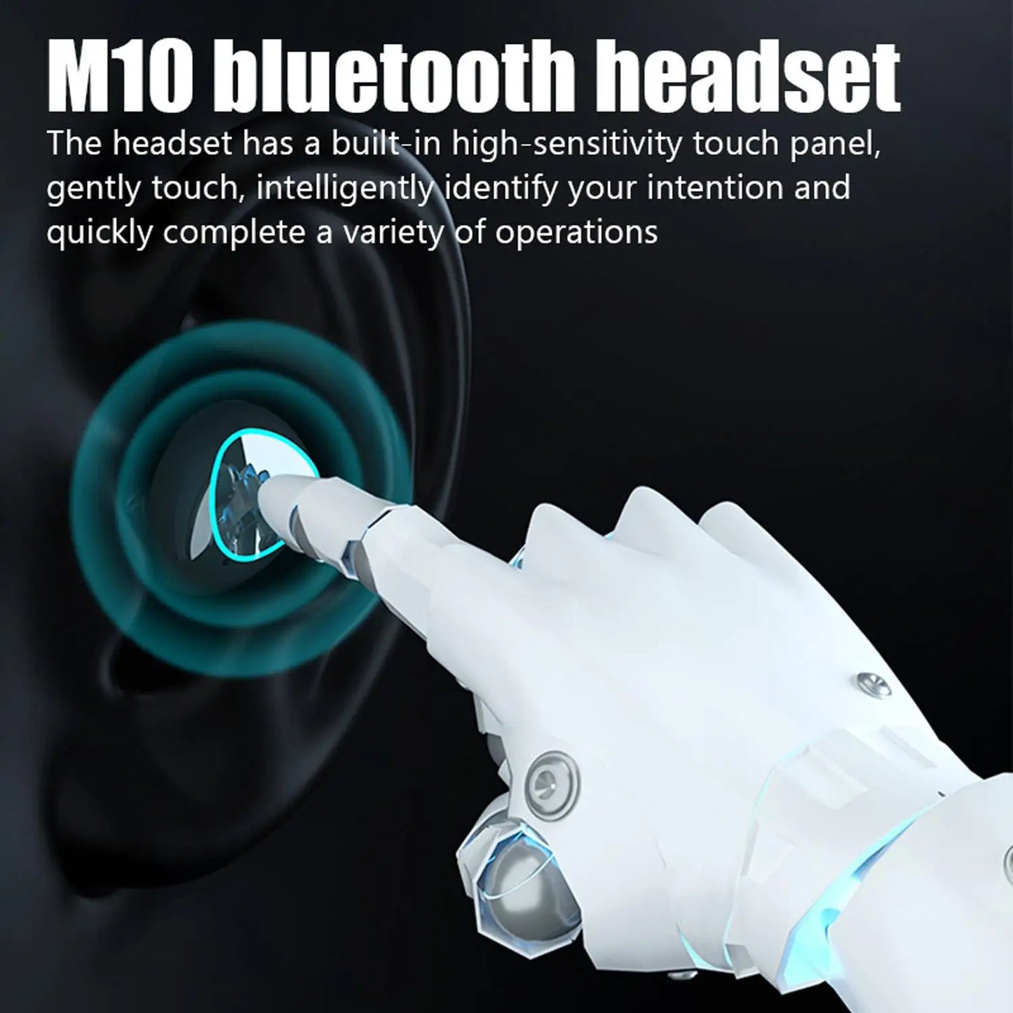 Original M10 Wireless Bluetooth Headset 5.3 Earphones