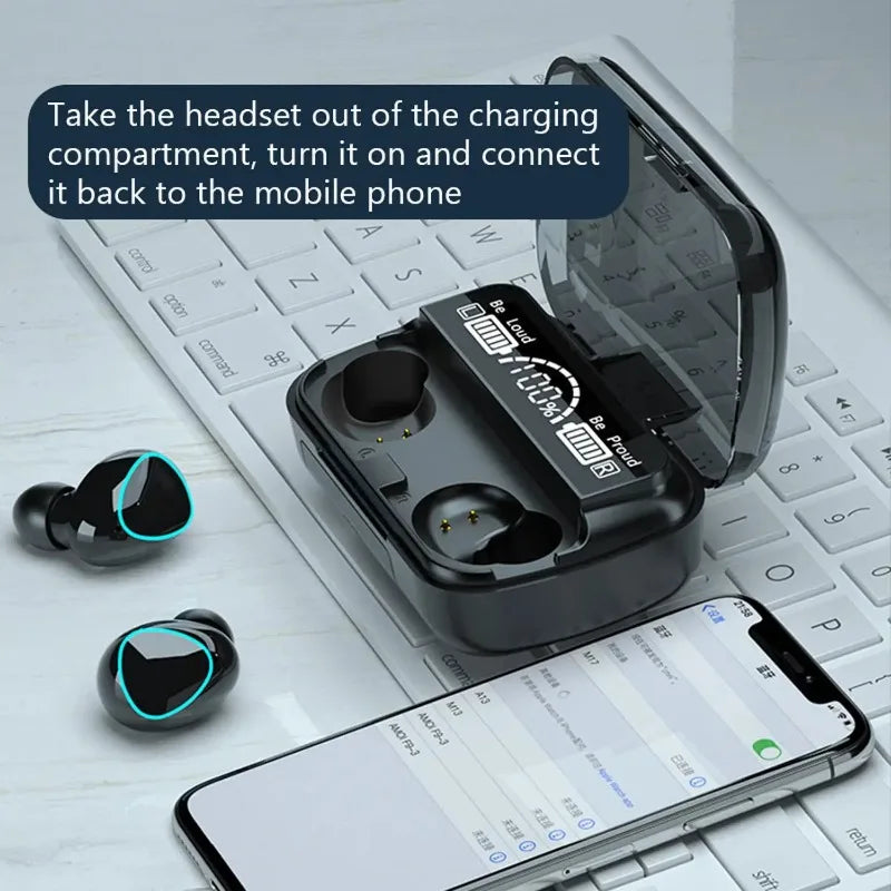 Original M10 Wireless Bluetooth Headset 5.3 Earphones