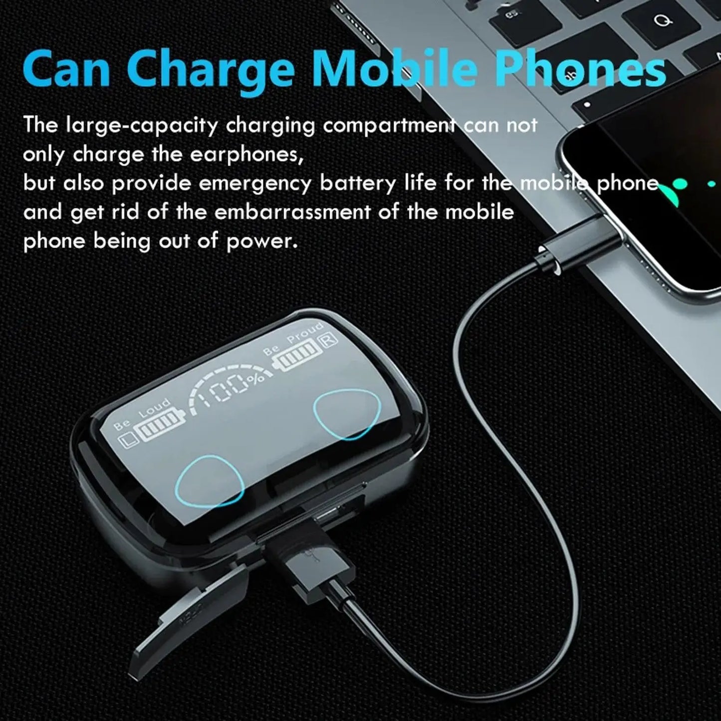 Original M10 Wireless Bluetooth Headset 5.3 Earphones
