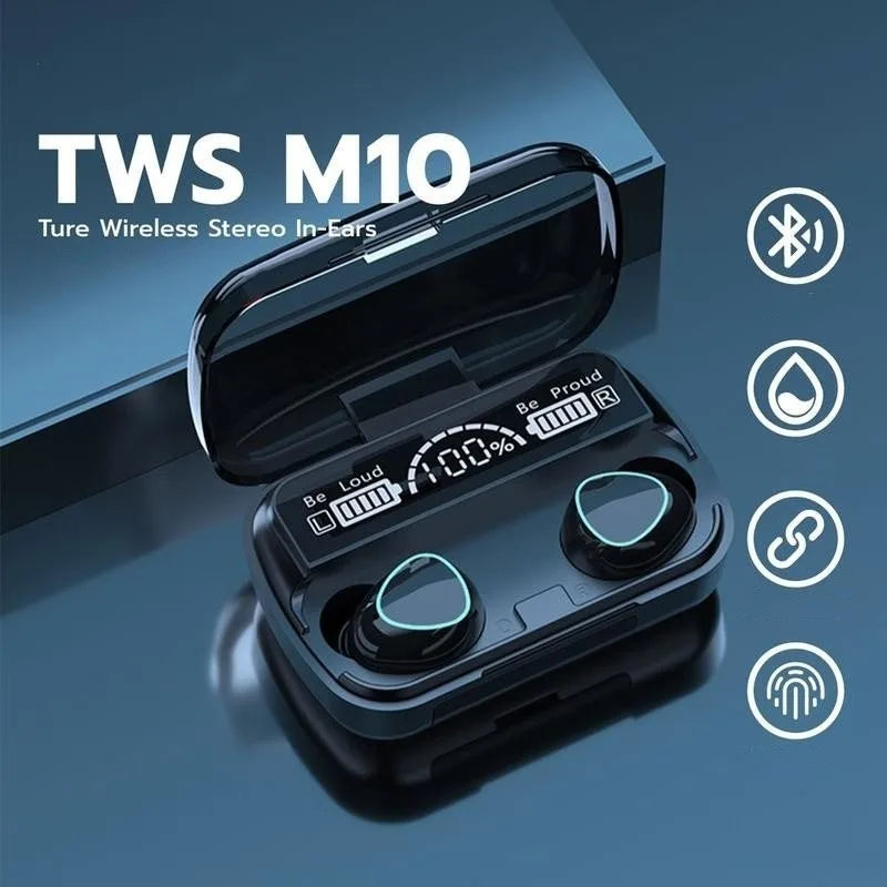 Original M10 Wireless Bluetooth Headset 5.3 Earphones