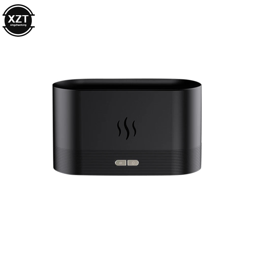 Flame Aromatherapy Diffuser Desk Top Home Essential