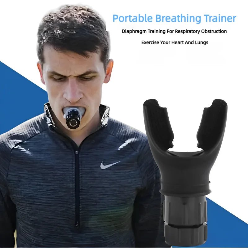 1Pcs Breathing Exercise For Lungs Portable Breath Fitness Exerciser Device