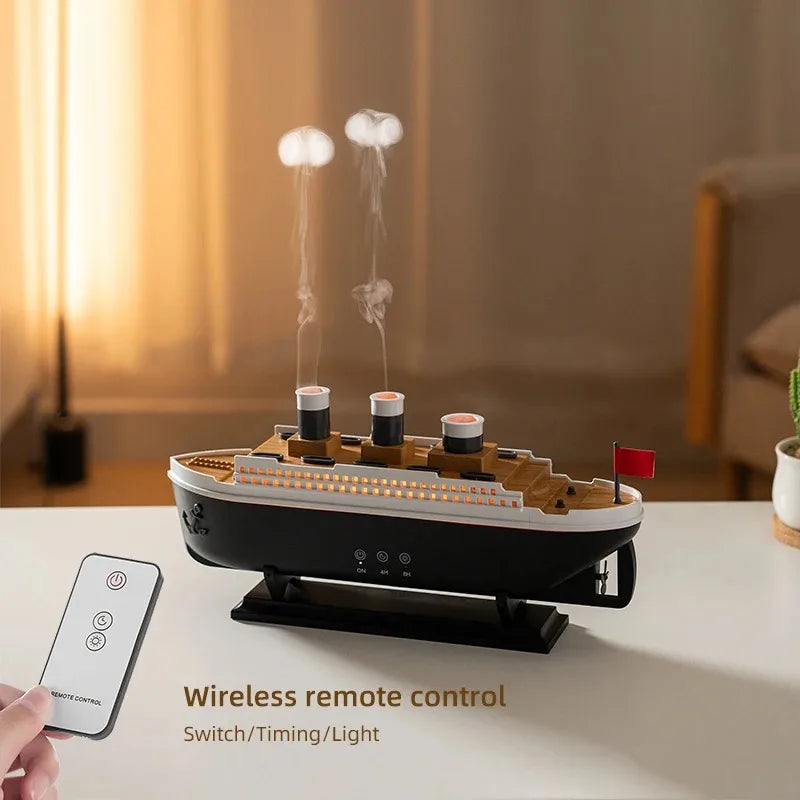 Titanic Ship Model Decoration Air Humidifier