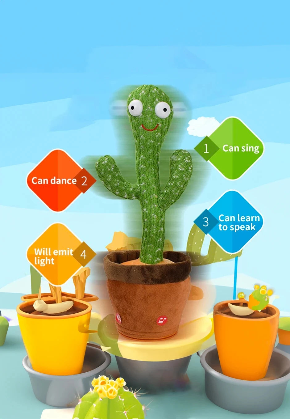 Intelligent Cactus Interactive Learning and Musical