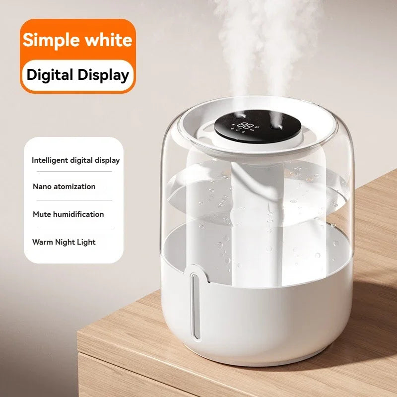 6.8L large capacity humidifier USB Double spray Home dormitory