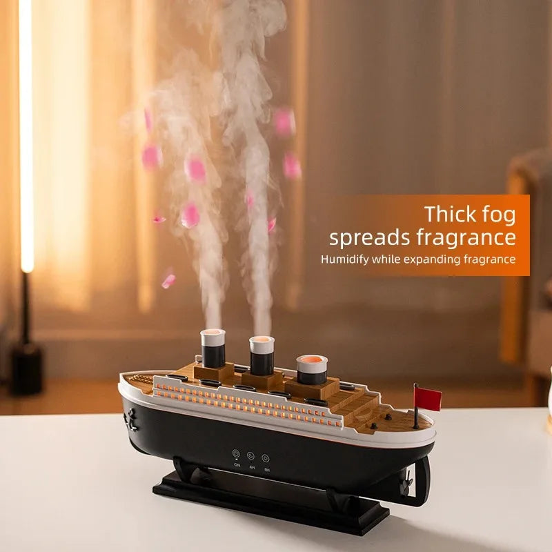 Titanic Ship Model Decoration Air Humidifier