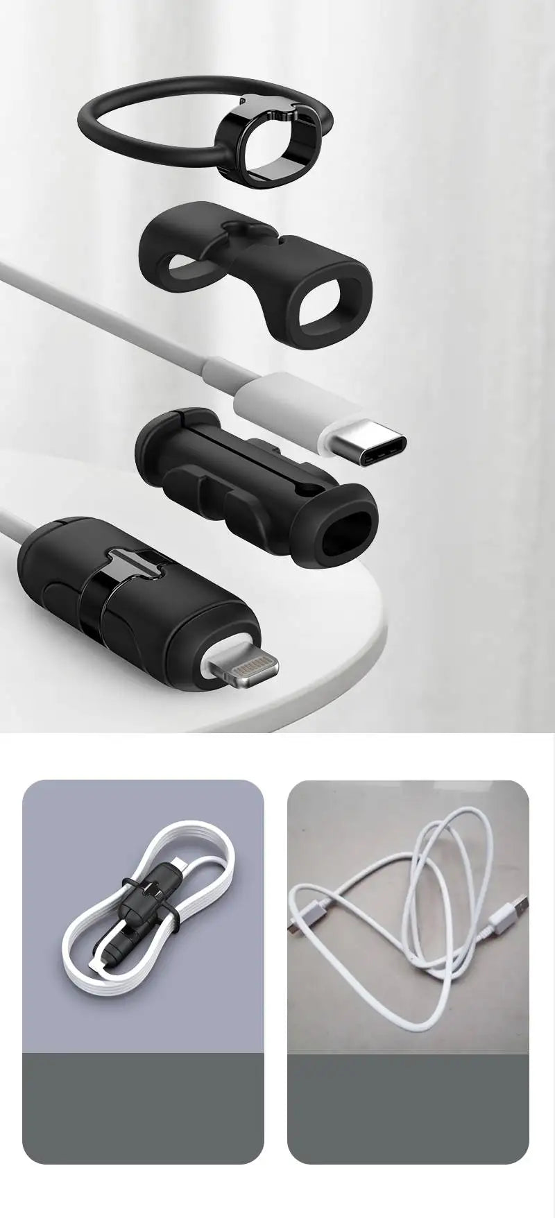 KCNKON Charger Cable Protector USB Cable Protector