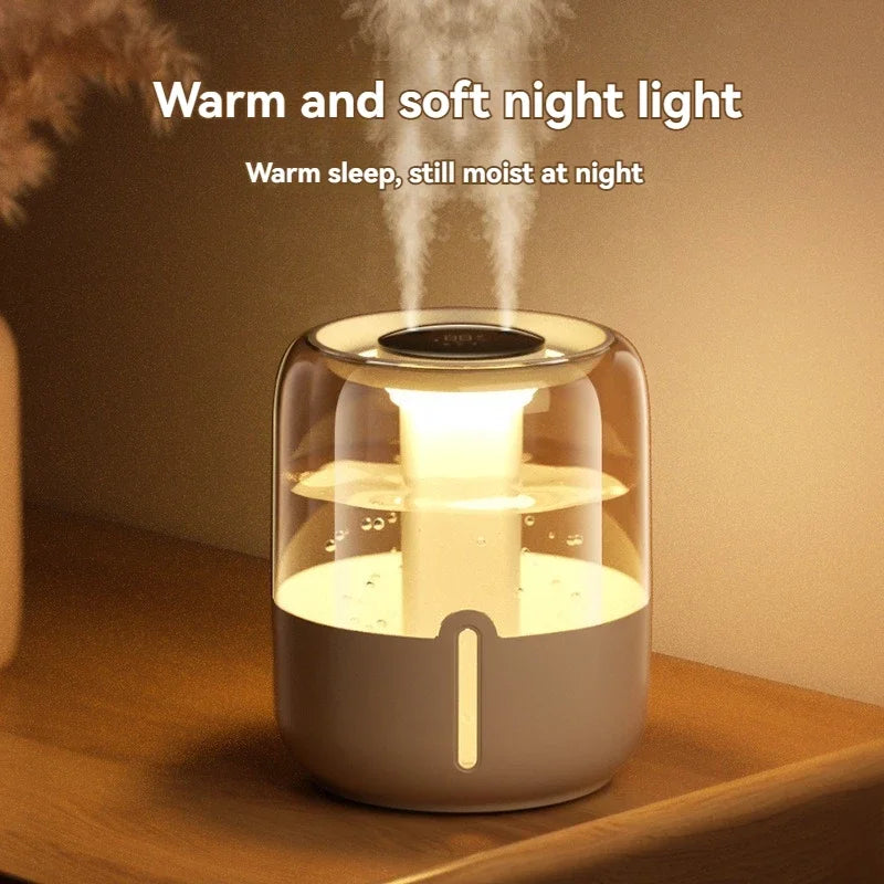 6.8L large capacity humidifier USB Double spray Home dormitory