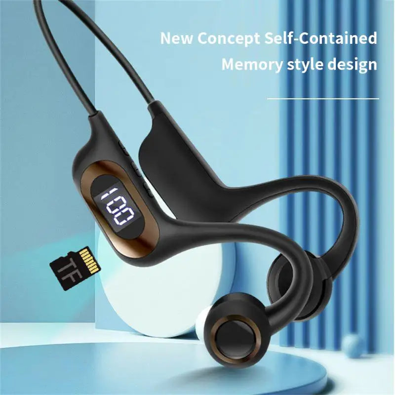 Bone Conduction Headphone 5.3 Wireless Waterproof Sport Earphones