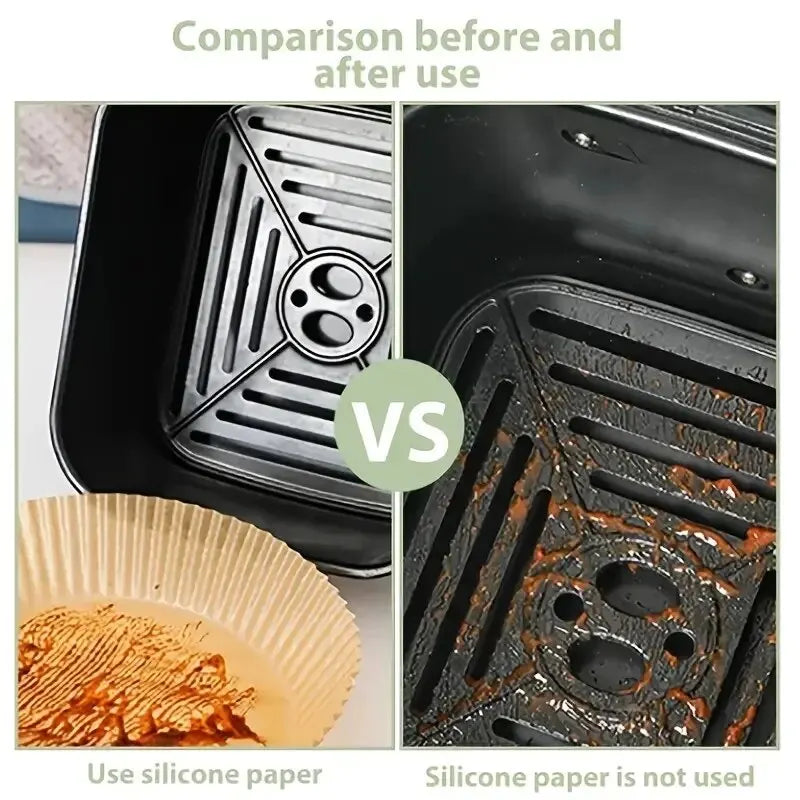 50/100PCS Air Fryer Disposable Paper Liner Non Stick
