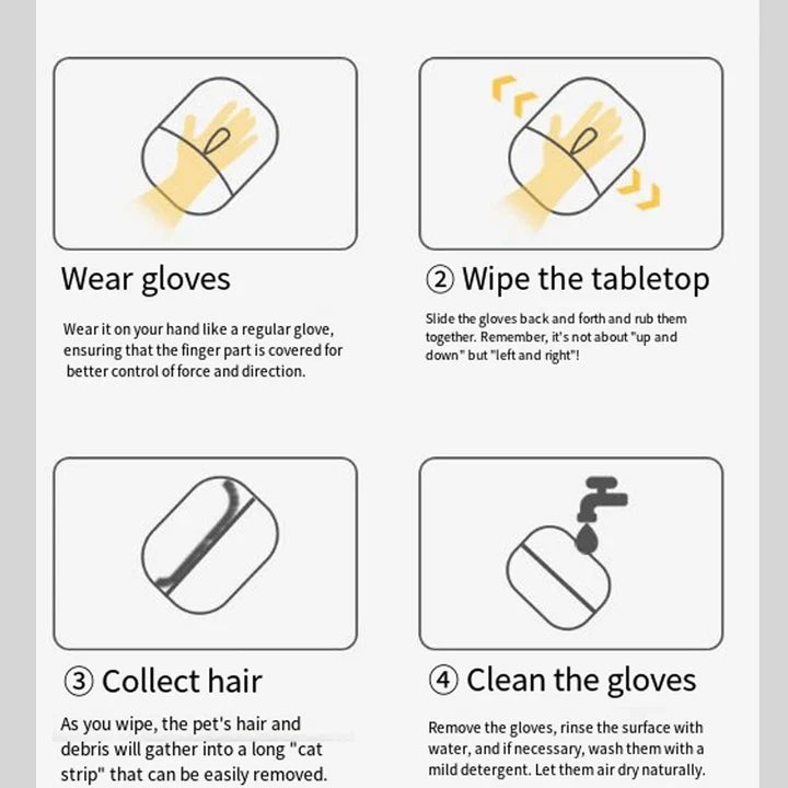 Pet Hair Removal Gloves